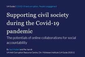 SUPPORTING CIVIL SOCIETY DURING THE COVID-19 PANDEMIC