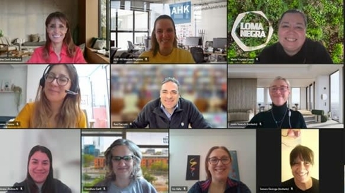 The virtual meeting of the Working Group on Diversity, Gender Equality, Inclusion and Anti-Corruption of the Alliance for Integrity in Argentina.